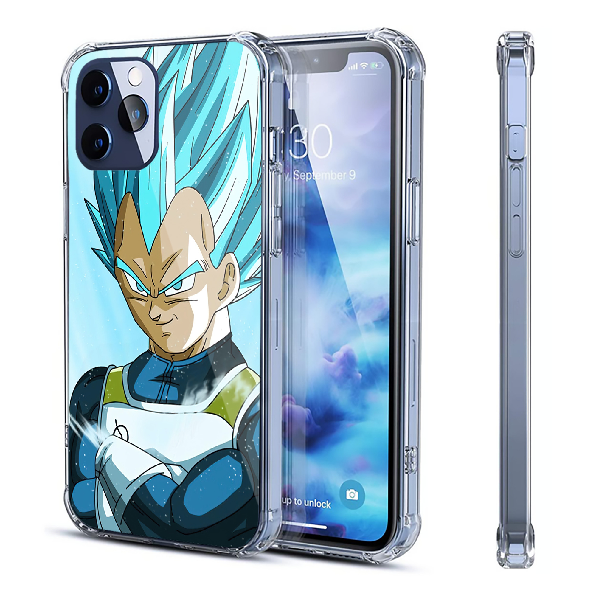 （画像用） ドラゴンボール DRAGON BALL 【iPhone 12シリーズ対応】透明スマホケース（クリアソフトケース）